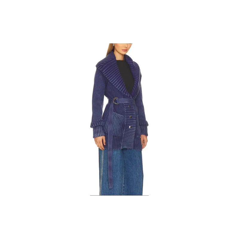 FREE PEOPLE Coats Women's Purple-2