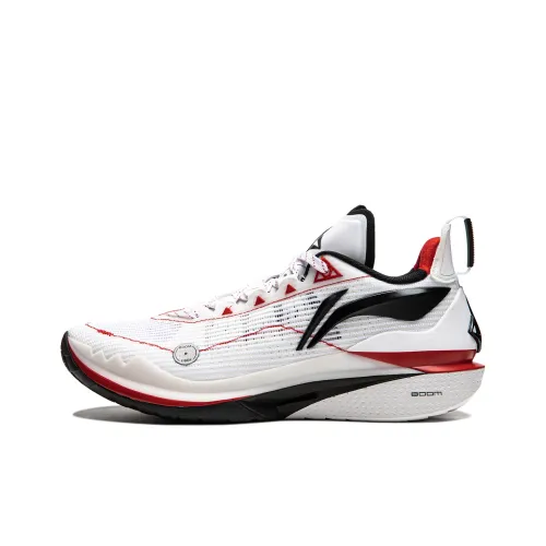 LINING JB2 Basketball Shoes Men Low-Top Black/White