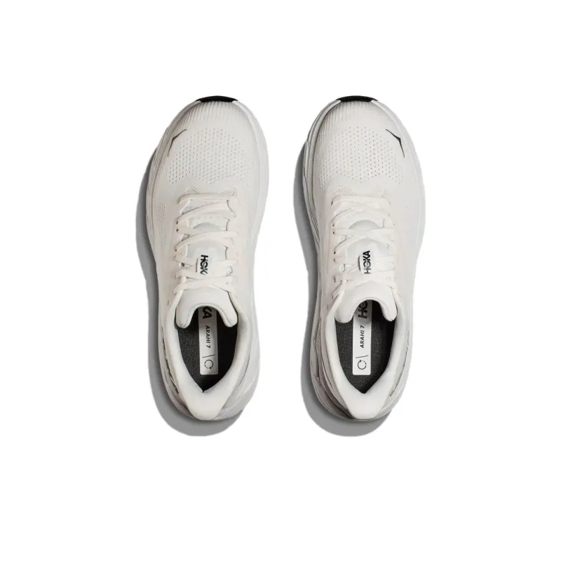 HOKA ONE ONE Arahi 7 Blanc De Blanc Steel Wool-3