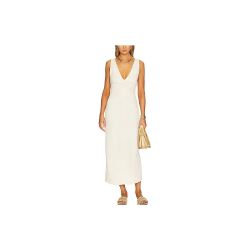 FREE PEOPLE Slip Dresses Women's White