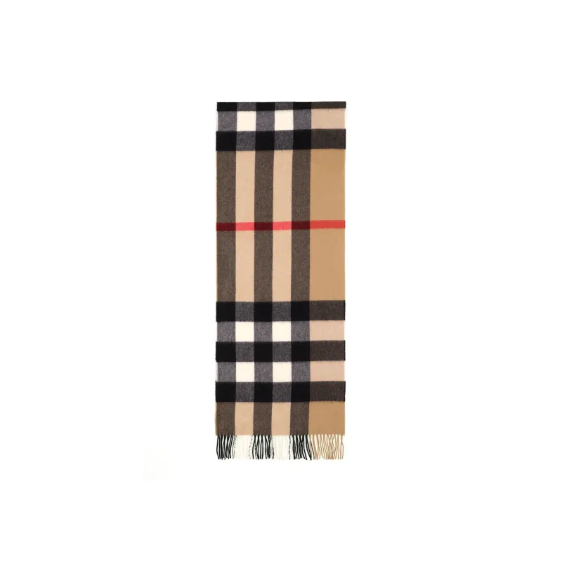 Burberry Checked Cashmere Scarf-1