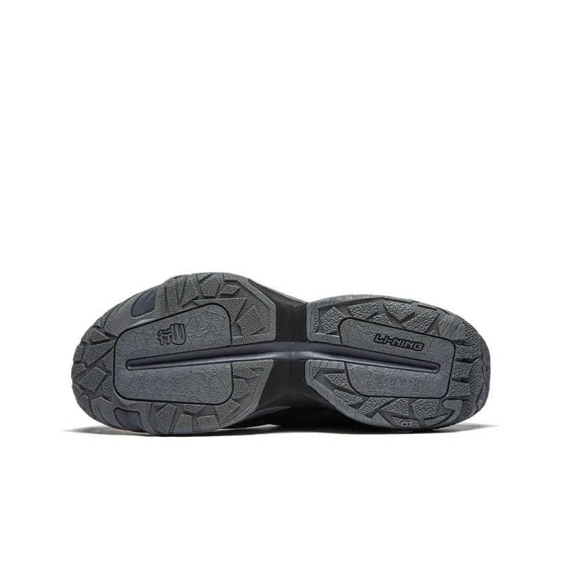 LiNing CF Tracing Collection Hiking 3 Lite Cushioning Wear-Resistant Low-Top Casual Shoes Unisex Black-6