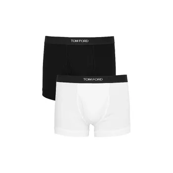 TOM FORD Logo Waistband Pack Of Two Boxers