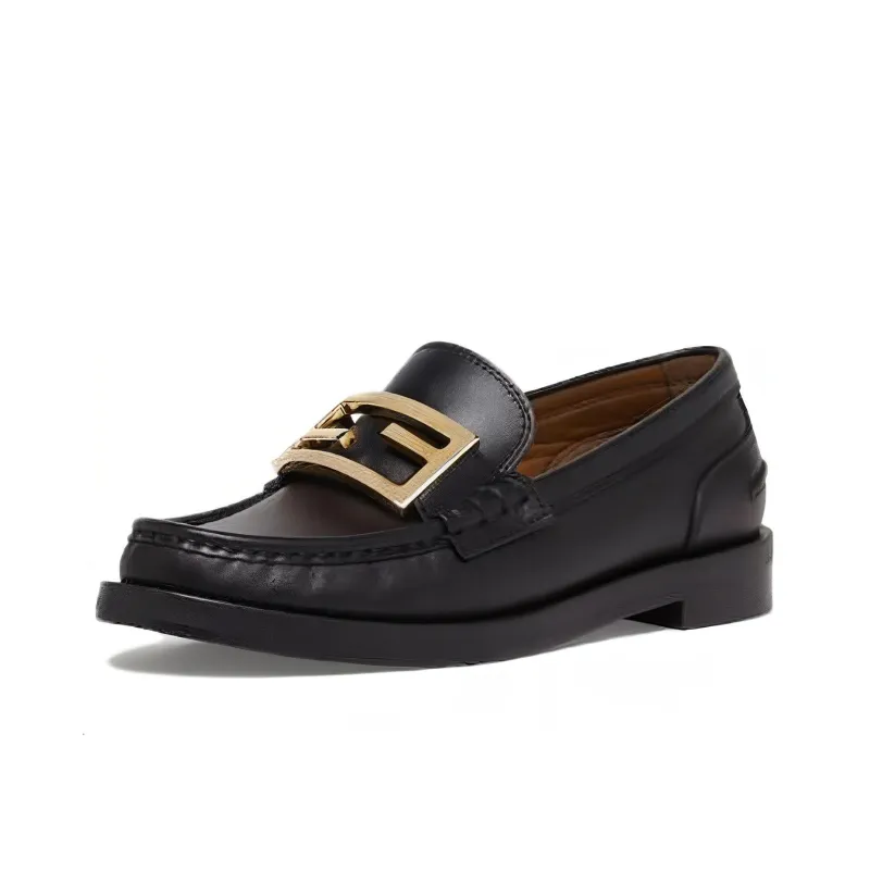 FENDI Baguette Slip On Loafers Women's-2