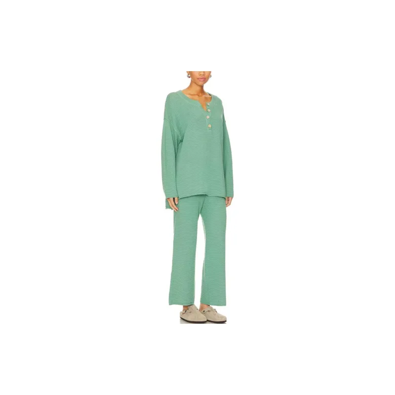 FREE PEOPLE Casual Suit Women's Green-2