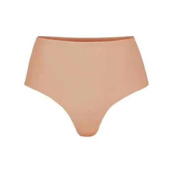 SKIMS FITS EVERYBODY HIGH-WAISTED THONG Underpants Women's 1 Pack OCHRE/Ochre