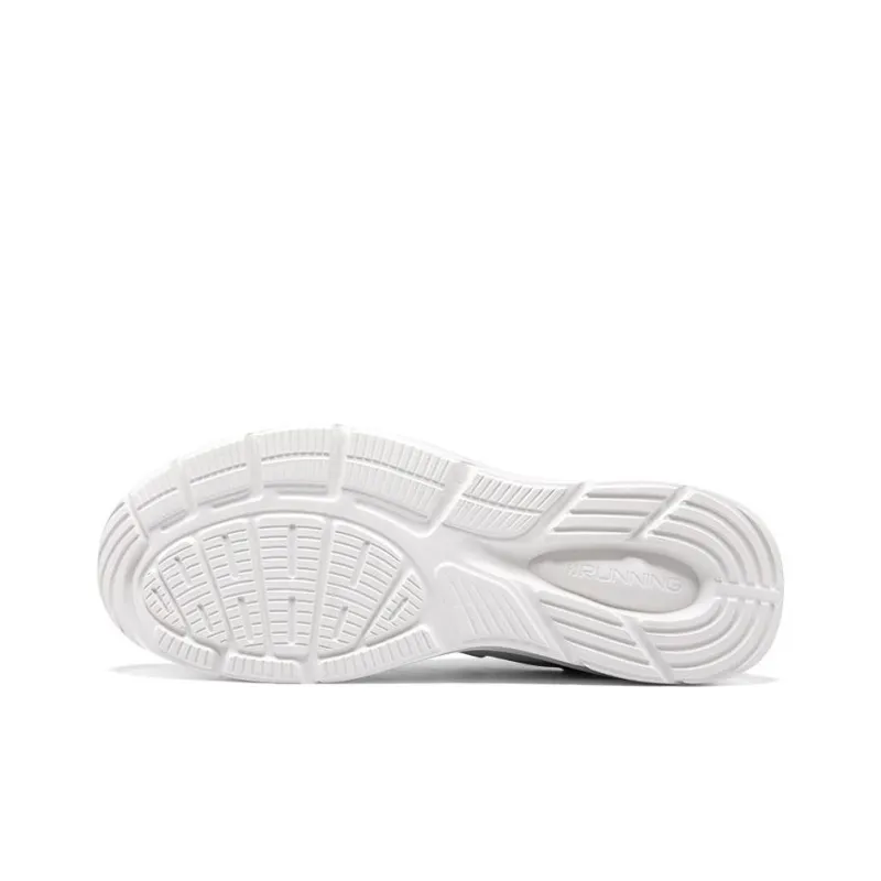 361° Cushioning, Breathable, Lightweight Low Top Casual Shoes Men's White Gray-3