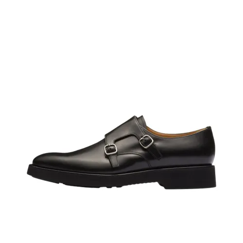 CHURCH'S Double-buckle Leather Monk Shoes