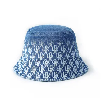 Guuka Cotton Bucket Hats Unisex Denim Blue