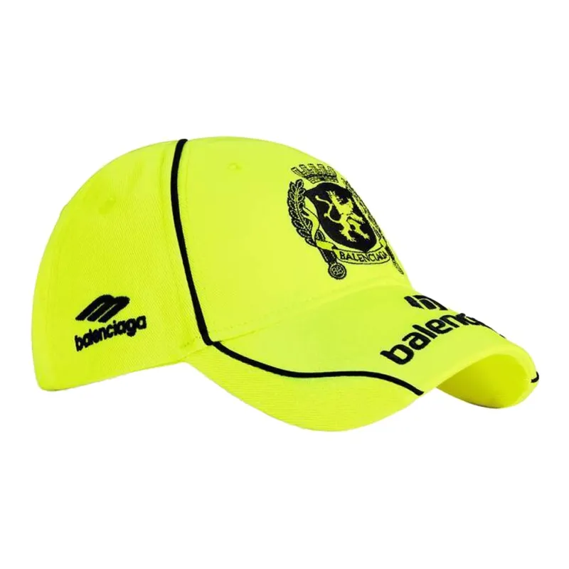 Balenciaga Cotton Baseball Caps Men's Yellow-2