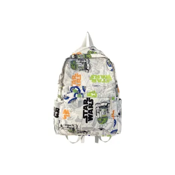 GEERDUN Nylon Backpack Regular Unisex Black/Red/Blue/Green
