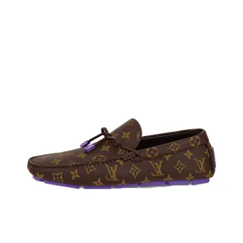LOUIS VUITTON Driver Casual Shoes Men's Brown