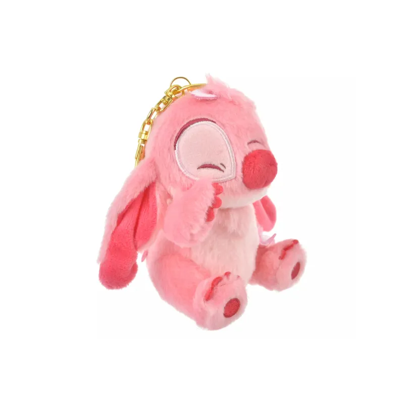 Disney Stitch Sakura Design Keychain Dolls Plush Pendant 12cm High-2