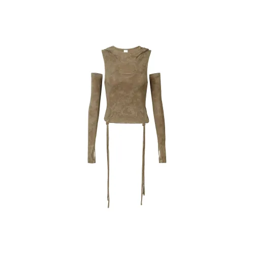 Guuka Hero Tank Tops Women's Khaki