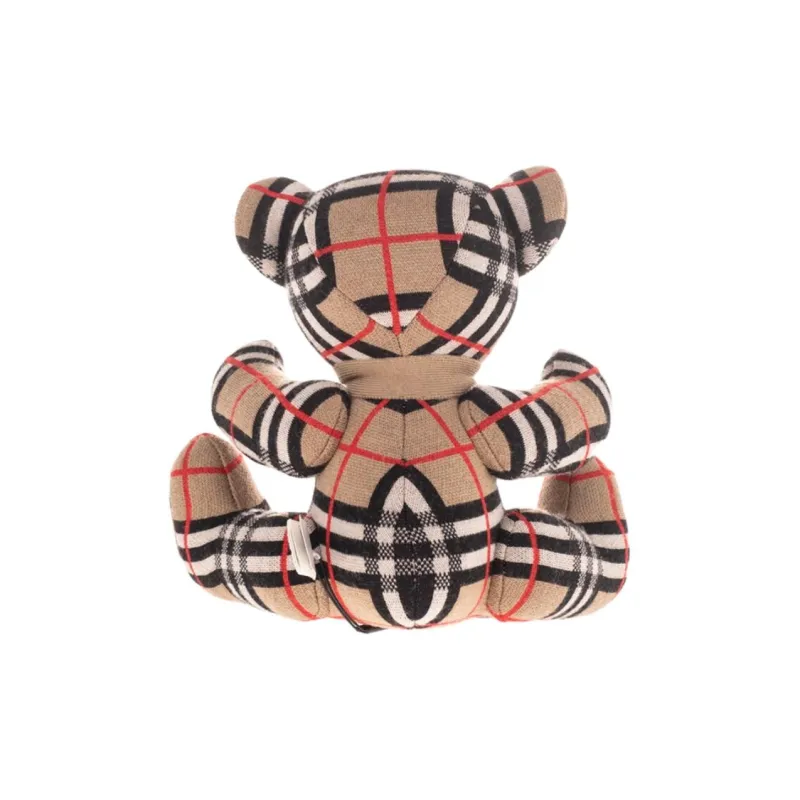 Burberry Plaid Teddy Bear Dolls Plush Doll-1