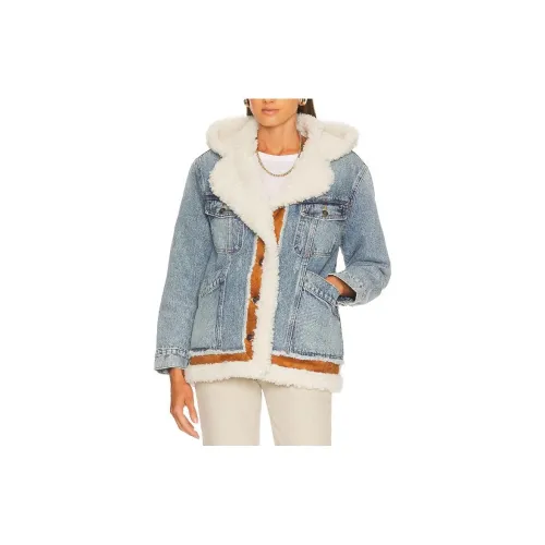 FREE PEOPLE Jackets Women's Blue