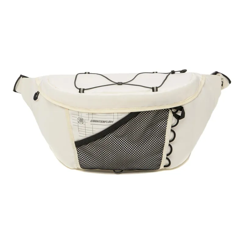 LiNing CF Polyamide One Shoulder Crossbody Fanny Pack Regular Unisex Ivory-0