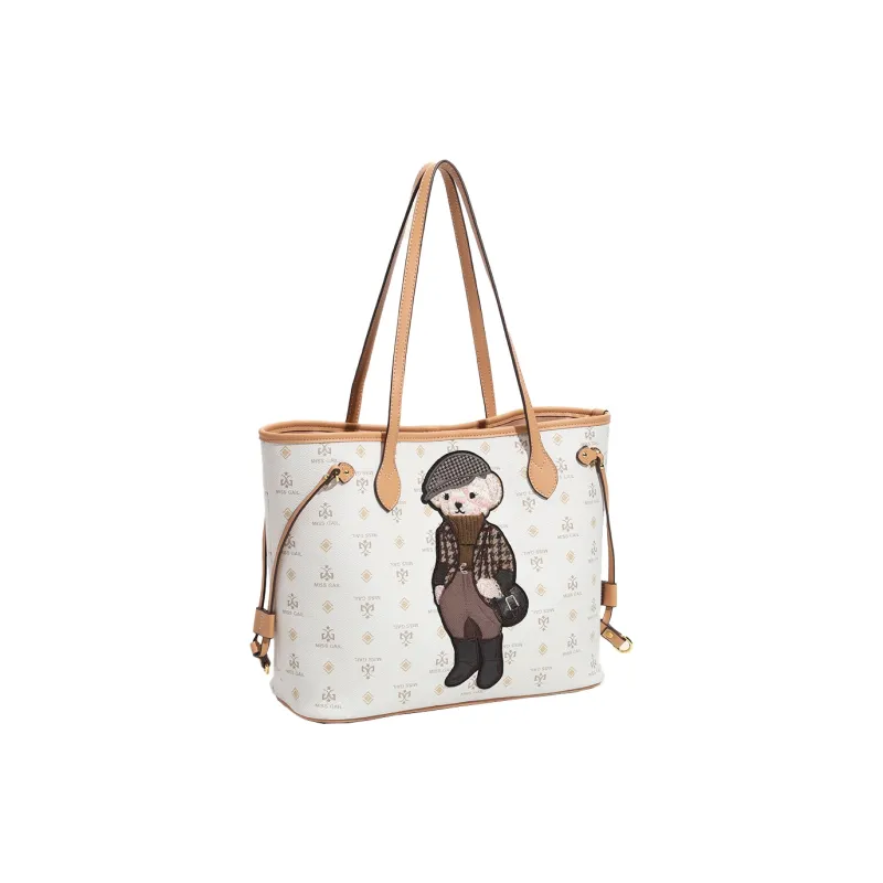 MISS GAIL Handbags Monogram White-1