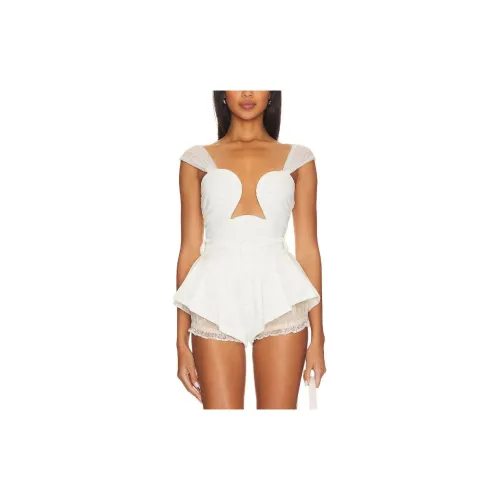 FREE PEOPLE Bodysuits Women's White