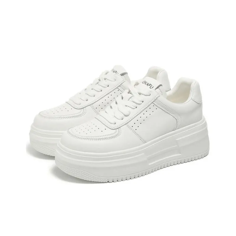 KEKAFU Wear resistant And Lightweight Low Top Skateboard Shoes Women's-3