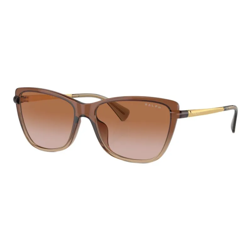 Polo Ralph Lauren Injection Molding Metal Square Sunglasses Women's Brown-0