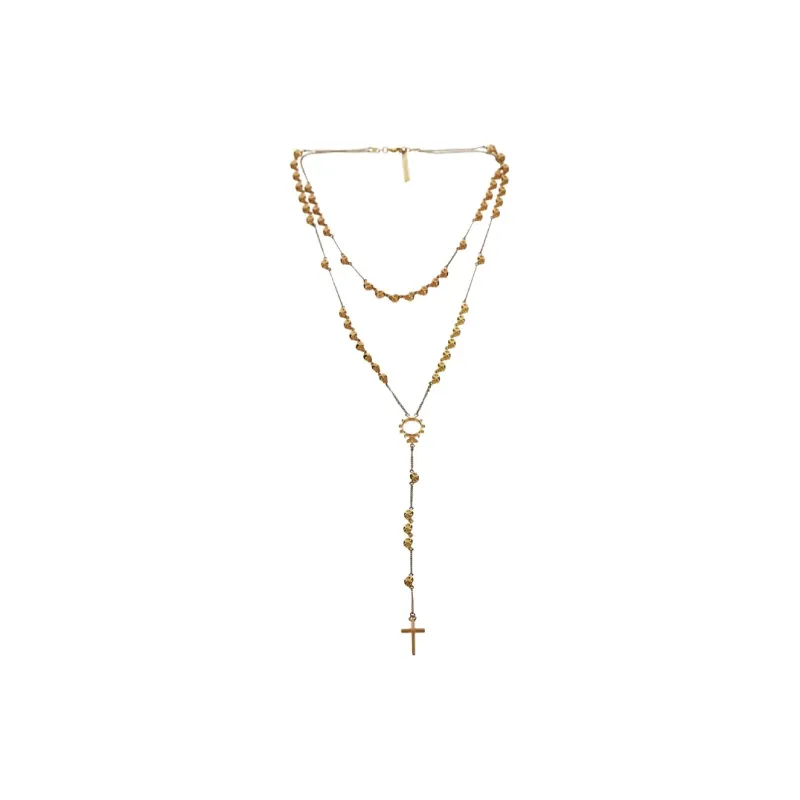 GIVENCHY Brass Necklaces Women's Copper-1