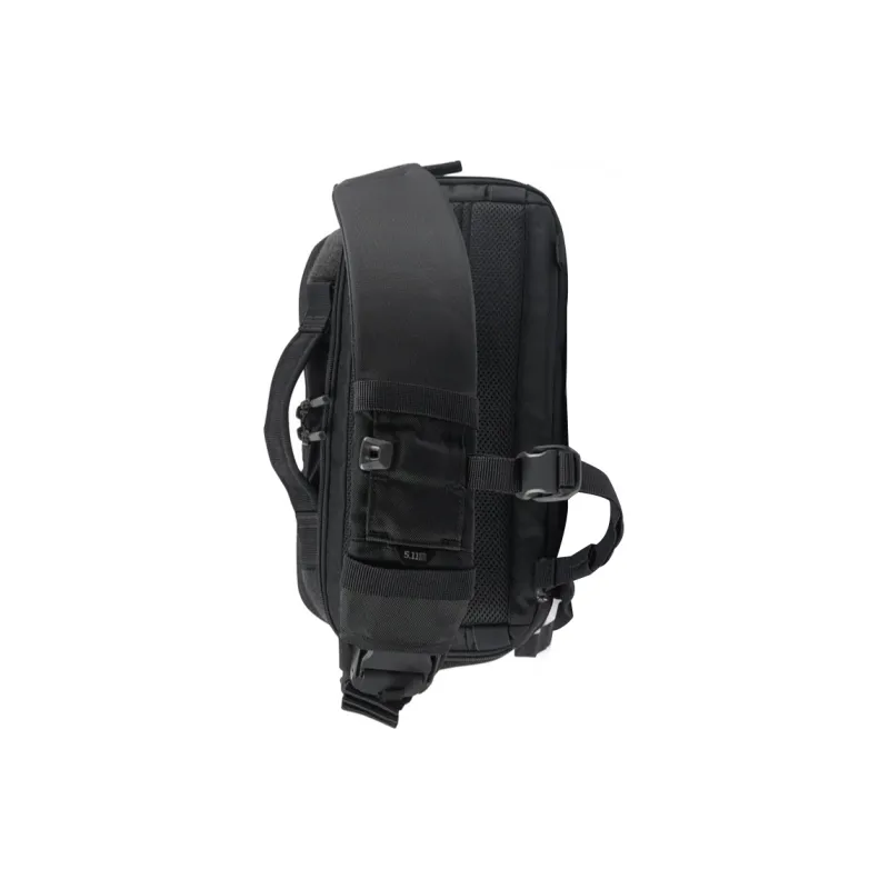 5.11 Water repellent Nylon Fanny Pack Trumpets Unisex Black/Gray/Blue-4