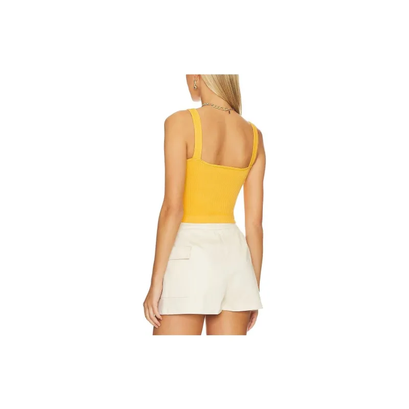 FREE PEOPLE Tank Tops Women's Yellow-1