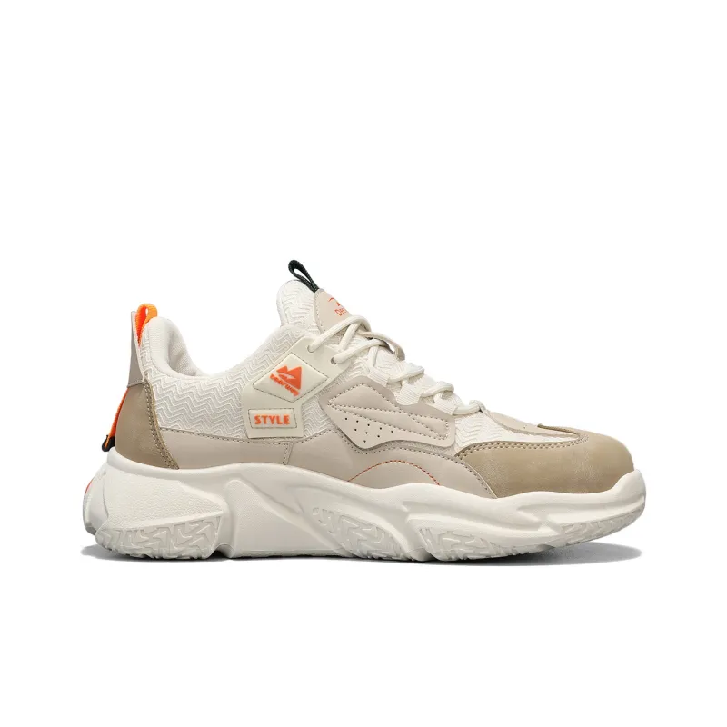 DEERWAY Wear-Resistant Breathable Lightweight Height Increasing Low-Top Chunky Sneakers Men's-2