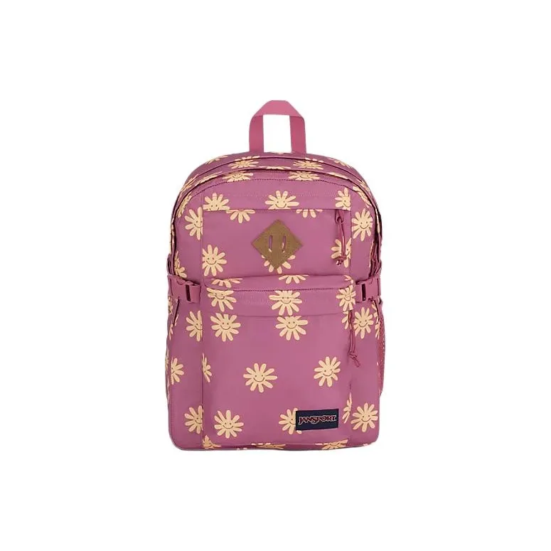 JanSport Recycled Polyester Laptop Backpack Unisex Light Purple-0