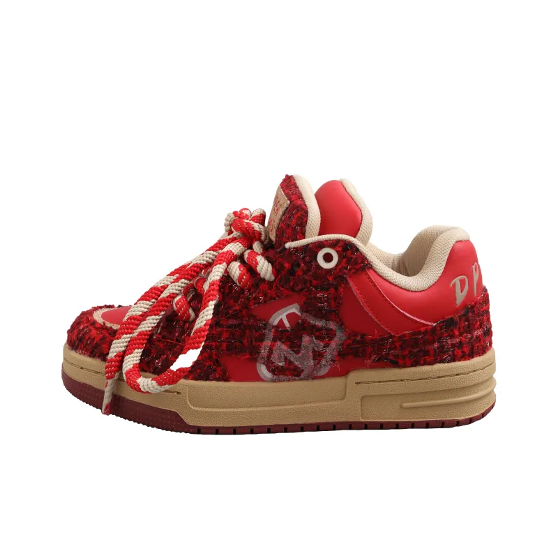 DOLIN COLLECTION Puffy Shoes Low-Top Skateboard Shoes Unisex-3