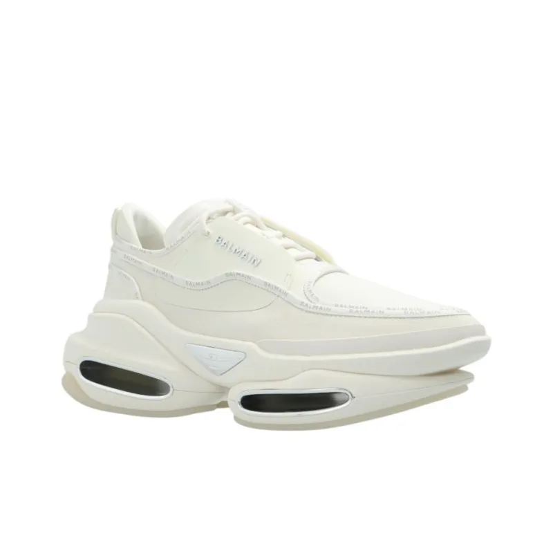 BALMAIN B Bold Low Top Casual Shoes Men's White-2