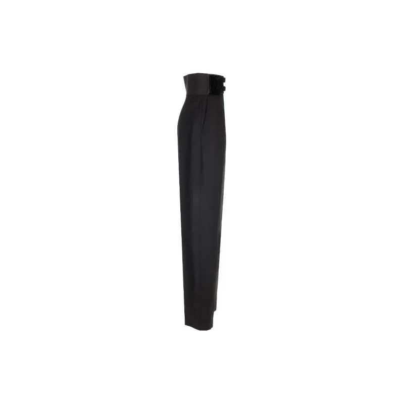 Alaia High-Waist Belted Trousers-2