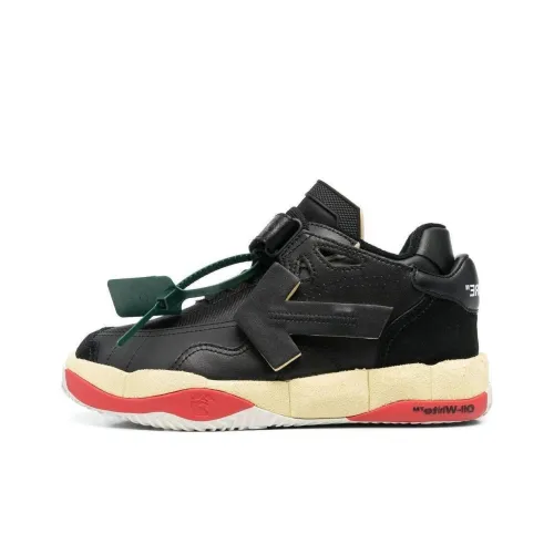 OFF WHITE Puzzle Couture Panelled Sneakers 'Black'