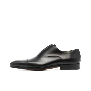 Magnanni Negro Leather Oxford Shoes
