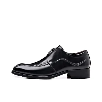Romon Dress Shoes Men Low-Top Black