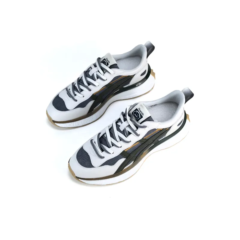 Yamid YAMIDE Cushioning Rebound Wear Resistant Breathable Slip Resistant Low Top Casual Shoes Unisex White Violet-9