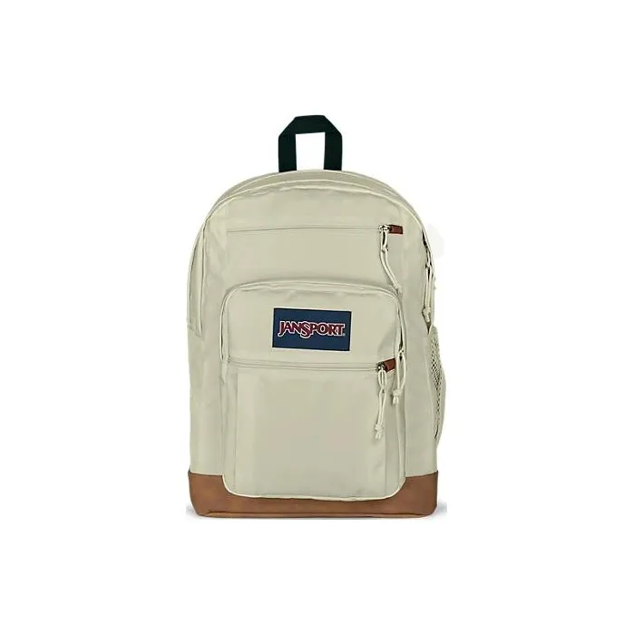 JanSport Synthetic Leather Backpack Unisex Coconut Color-0