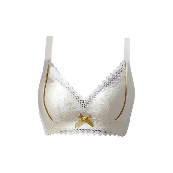 Flowers In Water Bra Women's Champagne