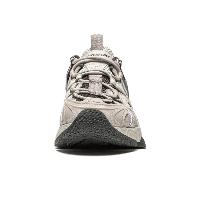 LiNing CF Tracing Collection, Xingye Cushioning, Wear Resistant Low Top Casual Shoes Women's Gray-4