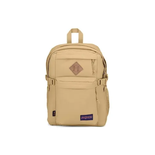 Wouf Suede Laptop Backpack Unisex Curry