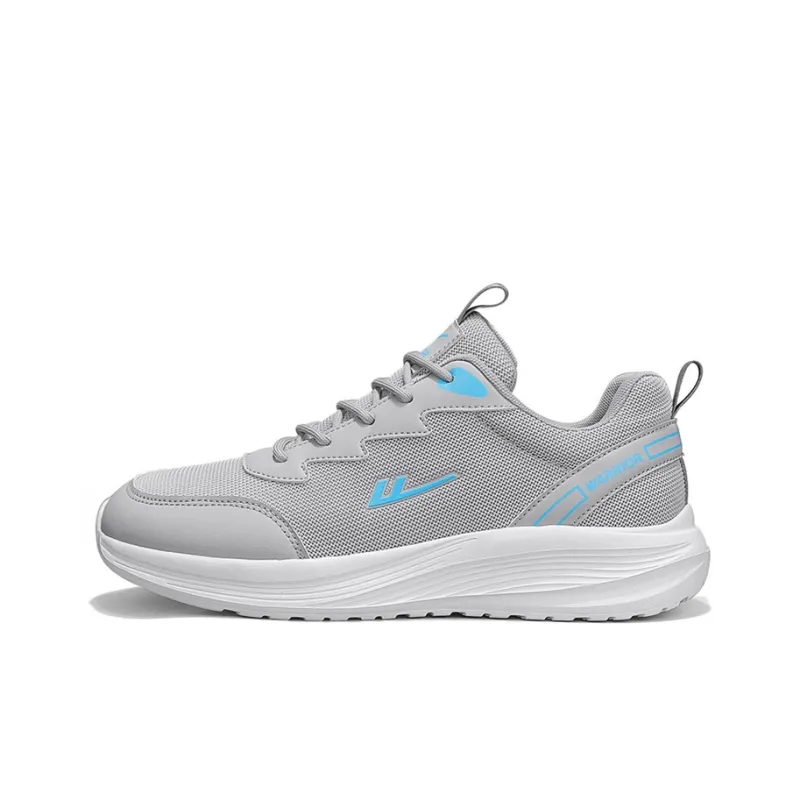 Warrior Breathable Lightweight And Wear-Resistant Low-Top Running Shoes Men's White-6