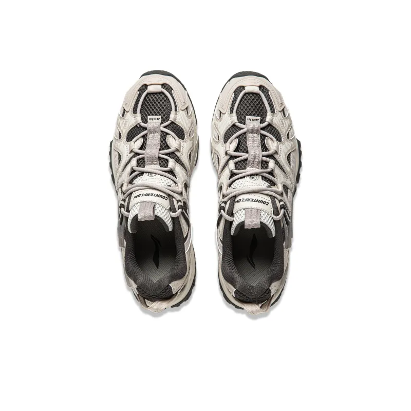 LiNing CF Tracing Collection, Xingye Cushioning, Wear Resistant Low Top Casual Shoes Women's Gray-3