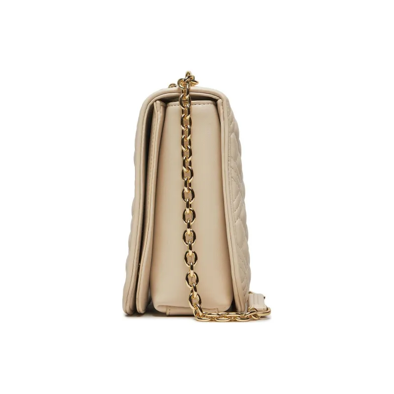 LOVE MOSCHINO Faux Leather Handbag, Shoulder Bag, Crossbody Bag Trumpets Women's Ivory-2