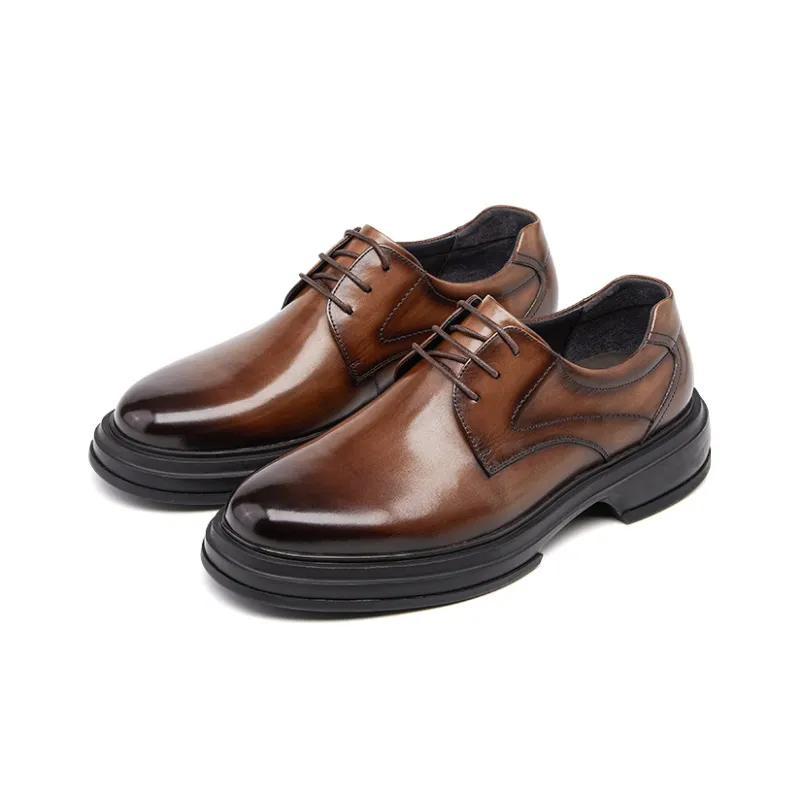 VICKI BROWN Dress Shoes Men Low Top Brown/Black-7