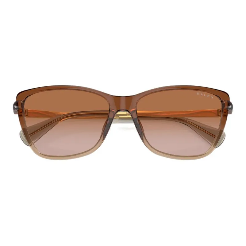 Polo Ralph Lauren Injection Molding Metal Square Sunglasses Women's Brown-4