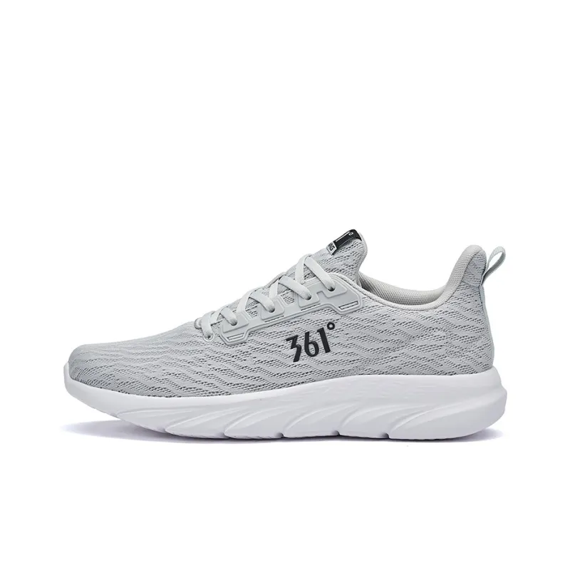 361° Cushioning Wear Resistant Low Top Running Shoes Men's Photon Obsidian Black-0