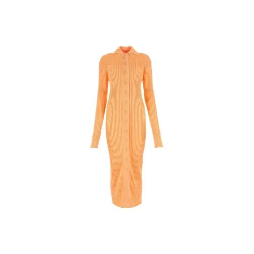 JIL SANDER Long-Sleeved Dresses Women's Orange