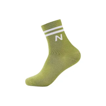 QIAODAN Mid Calf Socks Men's 1 Pack Cereal Green