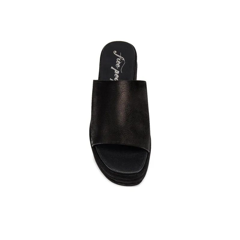 FREE PEOPLE Slide Slippers 6cm Women's Black-4